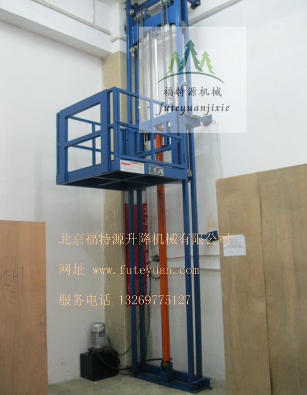 單軌單缸導軌式升降平臺 單軌單缸導軌式升降平臺